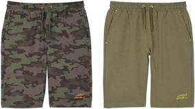 img 4 attached to Eddie Bauer Hybrid Shorts for Boys - 2-Pack