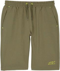 img 2 attached to Eddie Bauer Hybrid Shorts for Boys - 2-Pack