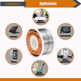 img 2 attached to 🔌 TOWOT Sn60 Pd40 Soldering Content for Industrial Power & Hand Tools