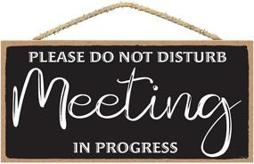 img 4 attached to 🚪 Discreet Meeting Progress Door Sign - Retail Store F&E
