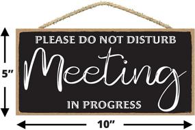 img 3 attached to 🚪 Discreet Meeting Progress Door Sign - Retail Store F&E