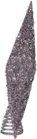 img 1 attached to 🌟 Shining Bright: Kurt Adler 12-Inch Silver Glitter Star Treetop - Enhance Your Christmas Tree with Sparkling Elegance!