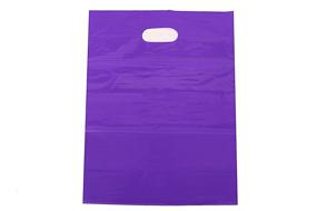 img 1 attached to 🛍️ Purple Plastic Shopping Merchandise by Kivvo: Durable, Stylish & Practical