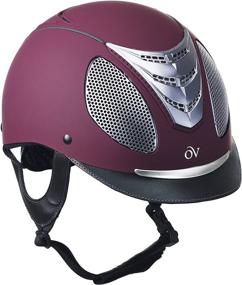 img 1 attached to Ovation Helmet Maroon Matte Silver