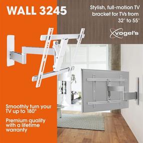 img 3 attached to 📺 Vogel's Wall 3245 TV Wall Mount: Full-Motion, 32-55 inch TVs, Max. 44 lbs (20 kg), 180º Swivel, Tiltable, VESA 400x400