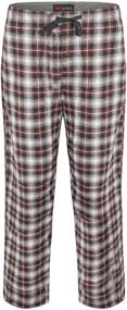 img 1 attached to 🏕️ Hanes Ultimate Flannel Buffalo X Large Men's Sleep & Lounge Wear: Superior Comfort for a Cozy Night's Rest