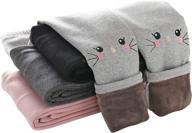 stay warm in style with irelia girls' cotton fleece winter leggings for fashionable comfort logo