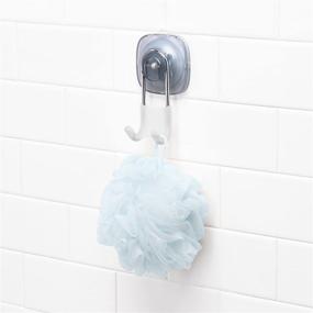 img 3 attached to 🛁 Securely-Attached OXO Good Grips Suction Shower Hook: Organize with Ease