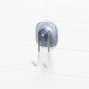 img 4 attached to 🛁 Securely-Attached OXO Good Grips Suction Shower Hook: Organize with Ease