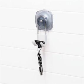 img 2 attached to 🛁 Securely-Attached OXO Good Grips Suction Shower Hook: Organize with Ease