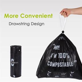 img 3 attached to 🚽 TRIPTIPS Portable Toilet Bags: Compostable, Leak-proof, 8 Gallon | 15 Count, OK Compost Certified