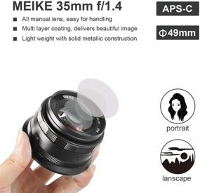 img 2 attached to 📷 Meike 35mm F1.4 Wide Angle Manual Focus Lens for Nikon Z Mount APS-C Cameras (Z50, Z5, Z6, Z7)