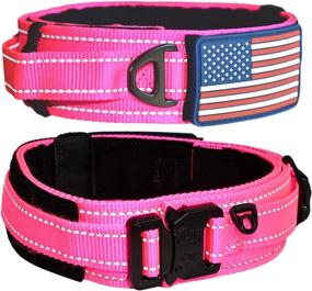 img 4 attached to DOG COLLAR MILITARY HANDLING 806C PINKTAC
