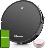 🤖 advanced robomann x9 robot vacuum and mop cleaner with gyro navigation technology, app control, alexa compatibility, 120 mins runtime логотип