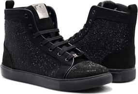 img 4 attached to Enzo Romeo Rhinestone Sneakers Numeric_9_Point_5