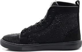 img 2 attached to Enzo Romeo Rhinestone Sneakers Numeric_9_Point_5