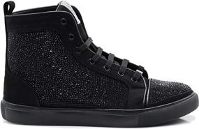 img 3 attached to Enzo Romeo Rhinestone Sneakers Numeric_9_Point_5