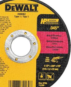 img 2 attached to 🔪 DEWALT DW8062B5 0.045 Inch Stainless Cutting Discs: Precision and Durability Combined