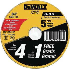 img 4 attached to 🔪 DEWALT DW8062B5 0.045 Inch Stainless Cutting Discs: Precision and Durability Combined
