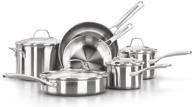 10-piece cookware set: calphalon classic stainless steel pots and pans for enhanced seo logo