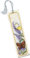 textile heritage butterflies buddleia bookmark logo