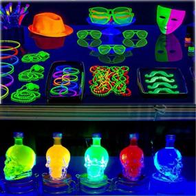 img 1 attached to LECIEL 10W Portable UV LED Black Light for UV Poster, UV Art, Bedroom, Halloween and Blacklight Parties