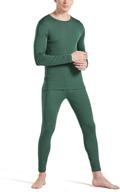 🐏 sheep run: superior quality men's long sleeve thermal underwear set – made with 100% merino wool logo