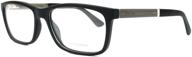 tommy hilfiger plastic rectangular eyeglasses logo