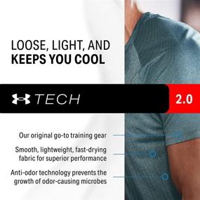 img 1 attached to 👕 Активная белая молодежная спортивная одежда Under Armour для подростков среднего возраста