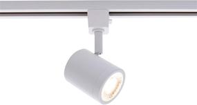 img 2 attached to WAC Lighting L-8010-30-WT LED Charge Head Track Fixture, Pack of 1, White