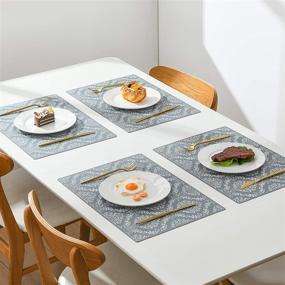 img 1 attached to 💦 Waterproof and Resistant Protector Placemats by SUBEKYU