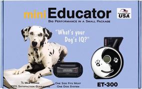 img 2 attached to 🐶 ET-300ZEN E-Collar: 1/2 Mile Remote Waterproof Trainer Mini Educator with Static, Vibration, Sound Stimulation & PetsTEK Training Clicker