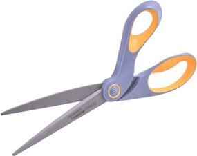 img 2 attached to ✂️ Efficient Cutting with Westcott ExtremEdge Adjustable Tension Titanium Bonded Scissors, 9" Bent - Gray