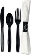 faithful supply rolled plastic silverware logo