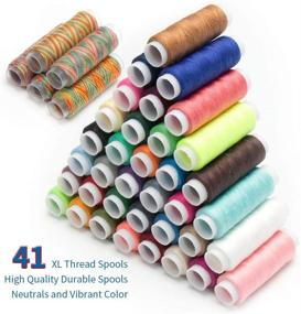 img 2 attached to GOANDO Sewing Kit for Adults: 206 Piece Needle and Thread Upgrade with 41 XL Spools of Thread - Portable Oxford Fabric Case for Basic Sewing Repair, Ideal for Beginners, Travelers & Emergencies