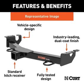 img 2 attached to CURT 31322 Front Receiver Hitch for Chevrolet Silverado and GMC Sierra 1500: 2-Inch Efficiency at its Best!