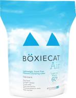 boxiecat air lightweight, scent-free cat litter - plant-based formula - ultra clean litter box, longer lasting odor control, hard clumping litter, 99.9% dust-free - premium clumping cat litter logo