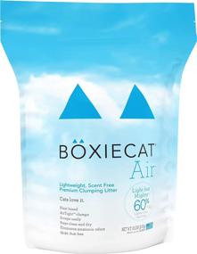 img 4 attached to Boxiecat Air Lightweight, Scent-Free Cat Litter - Plant-Based Formula - Ultra Clean Litter Box, Longer Lasting Odor Control, Hard Clumping Litter, 99.9% Dust-Free - Premium Clumping Cat Litter