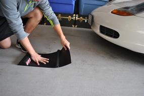 img 3 attached to 🅿️ Maxsa 37358 Park Right 21x11x2 Parking Mat in Black – Efficient Parking Aid for Garages and Driveways