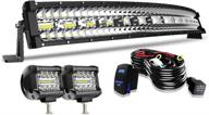 light bar led driving cherokee logo