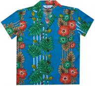 🌺 holiday casual boys' tops, tees & shirts featuring hawaiian flower prints logo