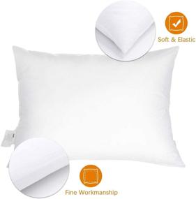 img 3 attached to 🛌 2 Pack Queen Size Pillows for Sleeping - Premium Down Alternative Cooling Hotel Pillow for Neck Pain Relief, Ideal for Side & Back Sleepers with Cotton Cover