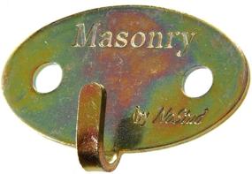 img 4 attached to 🖼️ Hillman 121051: No Stud 300lbs Picture Hanger - Masonry Set for Secure Mounting, Yellow Dichromate