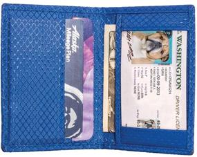 img 2 attached to Common Fibers Twill Wallet Slim Men's Accessories for Wallets, Card Cases & Money Organizers