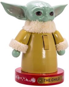 img 4 attached to 🌟 STAR WARS Kurt S. Adler 8.5-Inch Multicolor The Child Nutcracker, Ideal for All Sizes