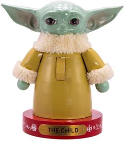 img 3 attached to 🌟 STAR WARS Kurt S. Adler 8.5-Inch Multicolor The Child Nutcracker, Ideal for All Sizes