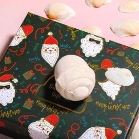 img 1 attached to 🛀 Christmas Bath Bombs for Women Kids Girls, 6 Piece Bubble Bath Fizzies Set by Body & Earth - Handmade Lavender, Vanilla, and Rose Bubble Bath Bombs, Perfect Gift Set for Christmas