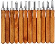 intsun 12-piece wood carving knife set: high-quality sk2 carbon steel tools for crafting & chiseling – perfect for kids, adults, beginners, and professionals, complete with reusable pouch logo