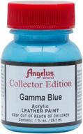 angelus collector leather paint blue painting, drawing & art supplies logo