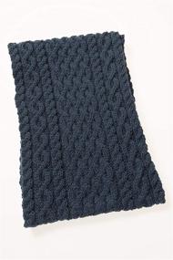 img 2 attached to Aran Crafts Trellis Pattern X4840 NAT Men's Accessories in Scarves